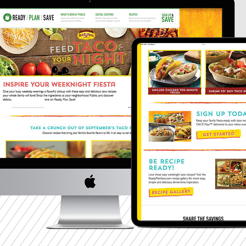 Readyplansave.com Old El Paso Event Page