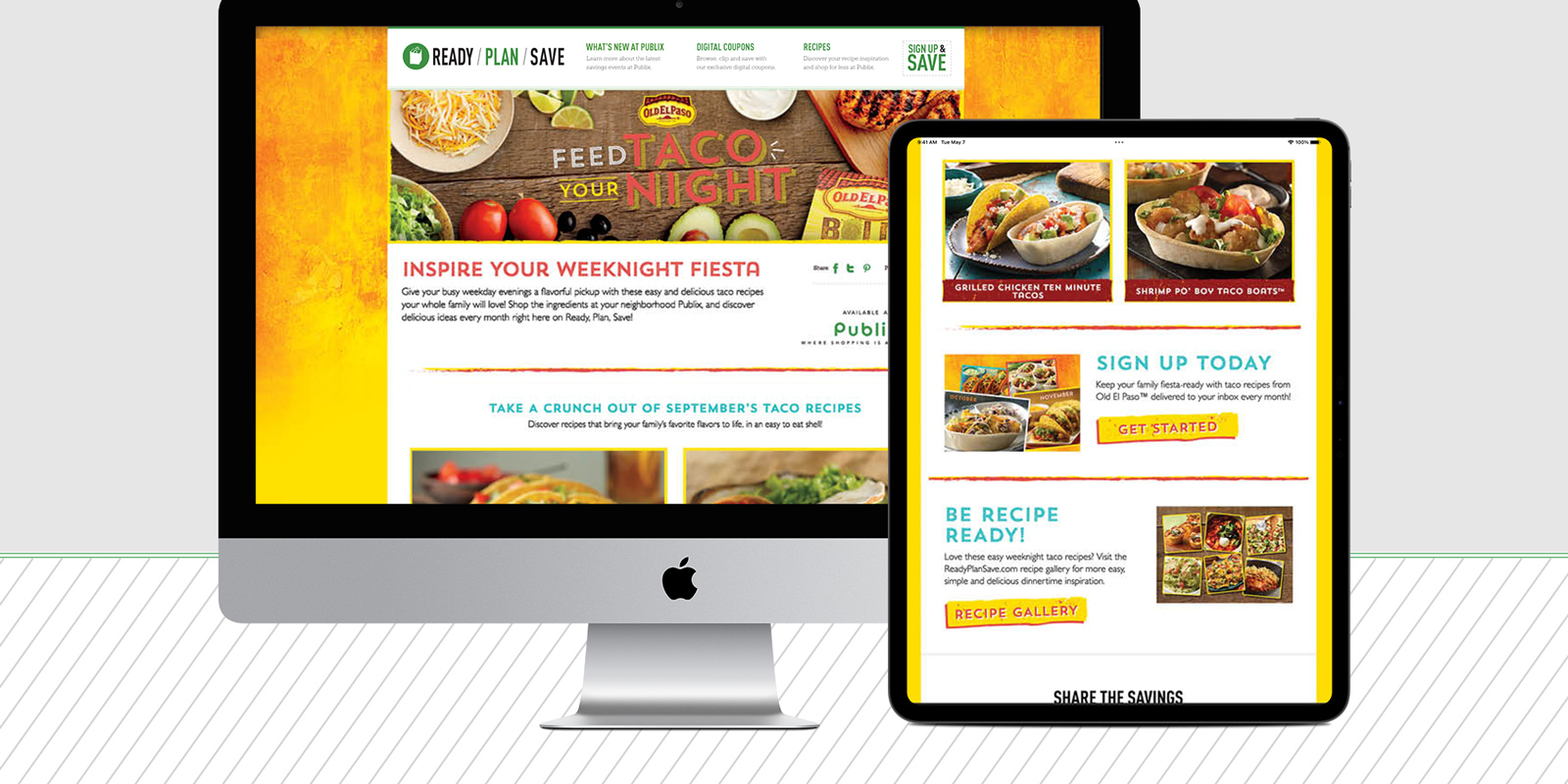 Readyplansave.com Old El Paso Event Page