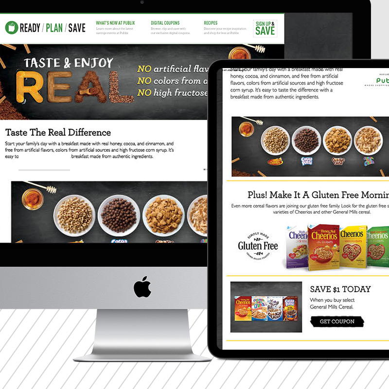 Readyplansave.com Real Campaign Page