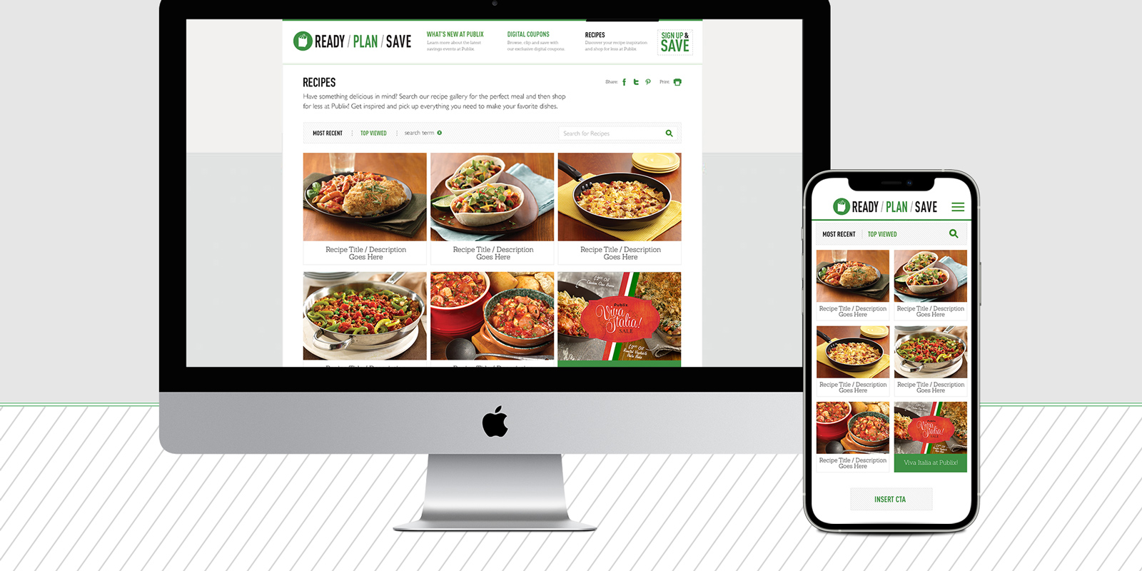 Readyplansave.com Recipe Grid