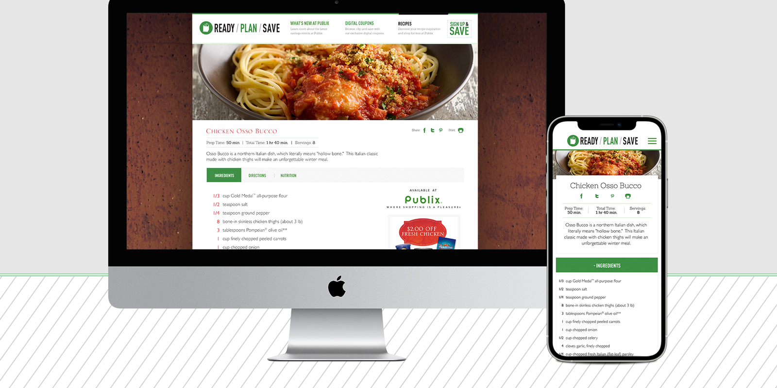Readyplansave.com Viva Italia Recipe Page