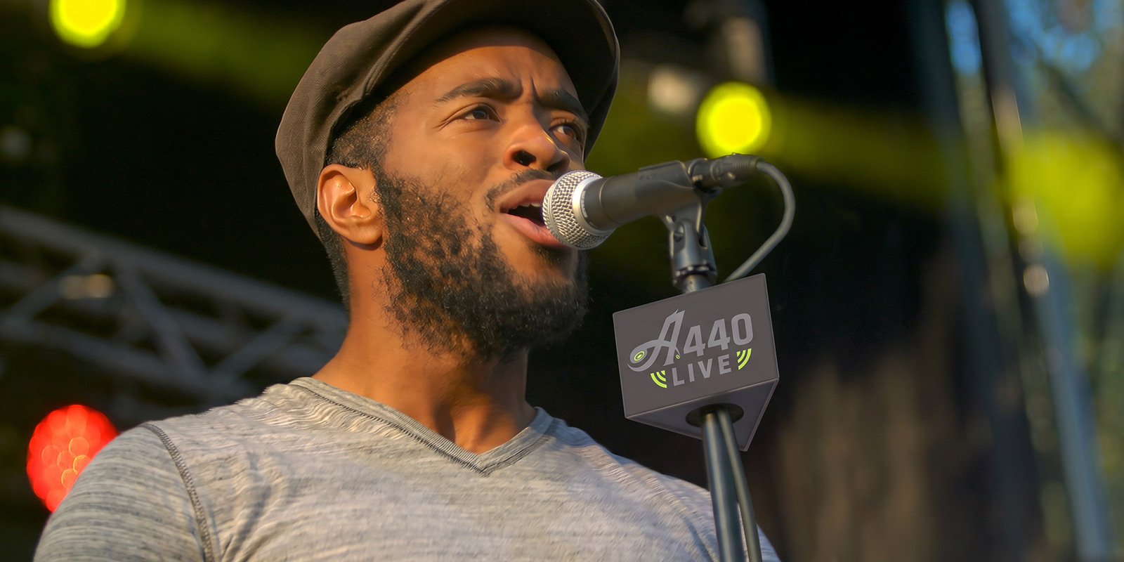 A440 Live Mic Flag